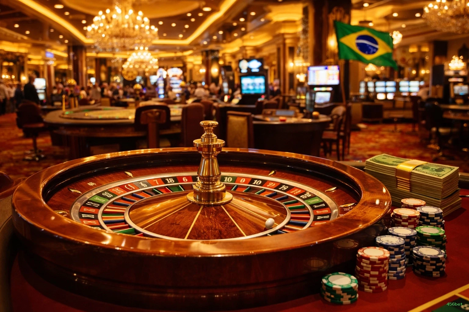Imagem promocional do cassino online da 456bet mostrando jogos ao vivo